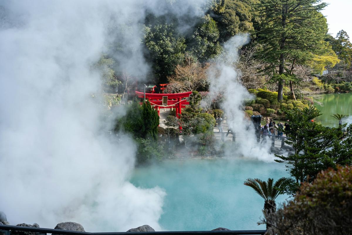 Umi Jigoku, el «infierno del mar», en Beppu