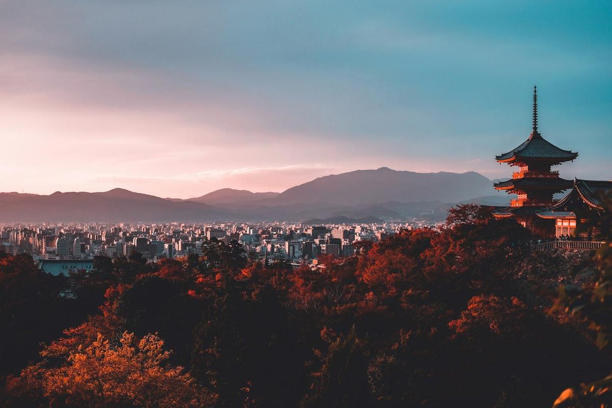 Kioto al atardecer